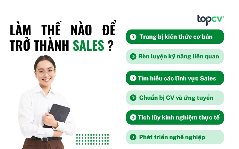 Làm thế nào để trở thành nhân viên kinh doanh? 
